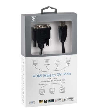 2E 2E-W1701 HDMI to DVI kabel