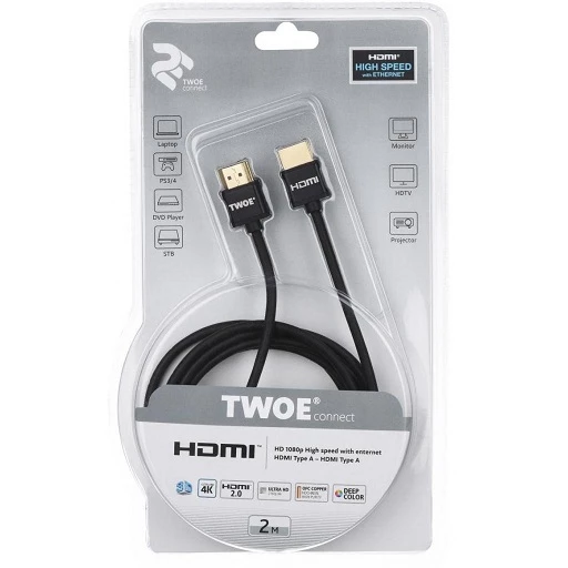 2E 2EW-1119M-2M HDMI Kabel