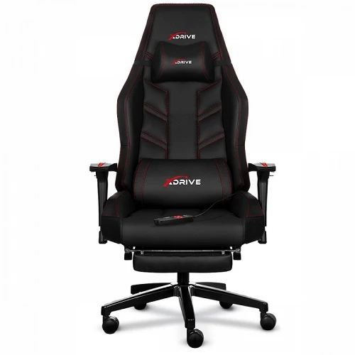 xDrivex Massaj Firtina Foot Extension Profesional Gaming Chair (Red/Black)
