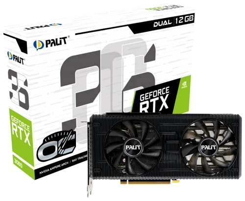Palit Dual GeForce RTX 3060 Dual OC (12GB | 192 bit)