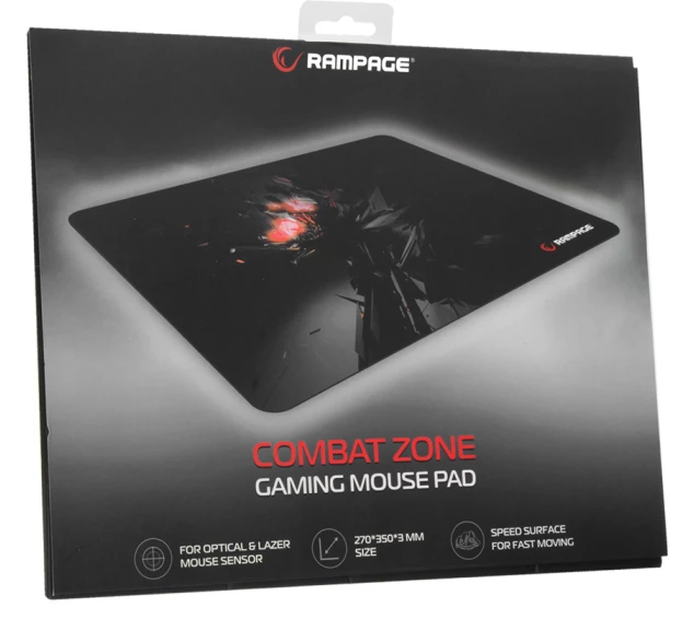 Rampage Combat Zone Medium Gaming Mousepad