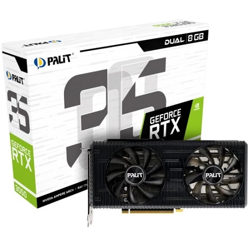 Palit GeForce RTX 3050 Dual (NE63050019P1-190AD) (8GB | 128bit)