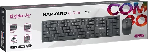 Defender Harvard C-945 (45945) Wireless Combo