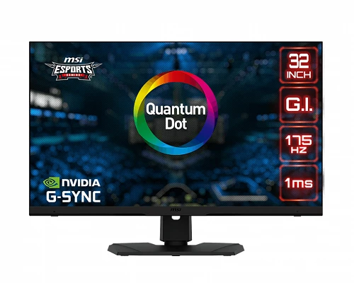 MSI Optix MPG321QRF-QD 32-inch 175Hz WQHD Gaming Monitor