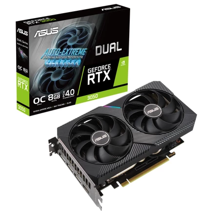 Asus Dual GeForce RTX™ 3050 OC Edition 8GB (90YV0HH0-M0AA00) (8GB | 128bit)