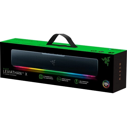 Razer Leviathan V2 X RGB Soundbar - Black (RZ05-04280100-R3U1) Speakers