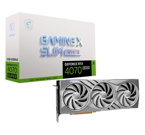 MSI GeForce RTX 4070 Super Gaming X Slim White (12GB | 192bit)