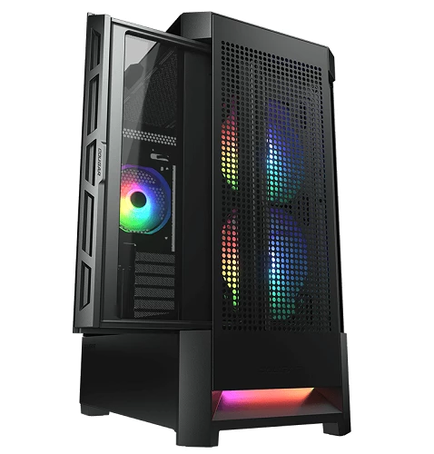 COUGAR Airface RGB Black (CGR-5ZD1W-AIR-RGB) Computer Case