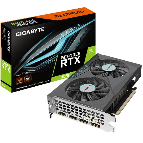 Gigabyte GeForce RTX™ 3050 Eagle OC 6GB 96bit (GV-N3050EAGLE OC-6GD)