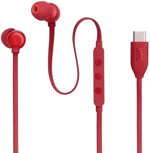 JBL Tune 310C USB (JBLT310CRED) Red Wired Headphones