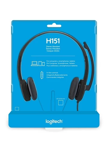 Logitech H151 (981-000589) One Plug Headset
