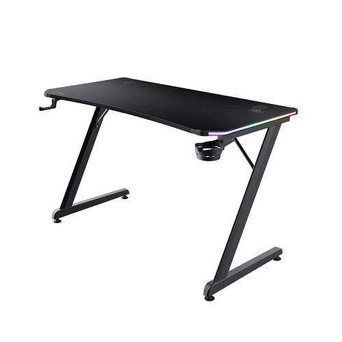 Trust GXT709 25184 Luminus Black RGB Gaming Desk