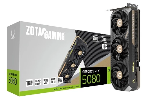Zotac Gaming GeForce RTX 5080 Solid Core OC 16GB 256-bit (ZT-B50800J2-10P)