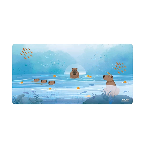 2E Capybarra L (2E-PAD-L-CAPY-BLUE) Mouse Pad