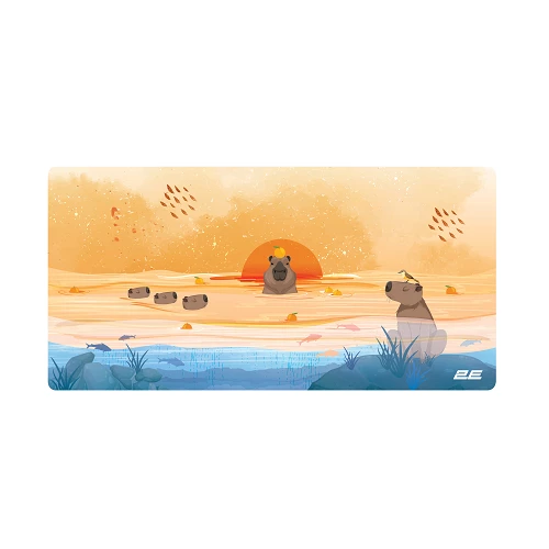 2E Capybarra L (2E-PAD-L-CAPY-YELLOW) Mouse Pad