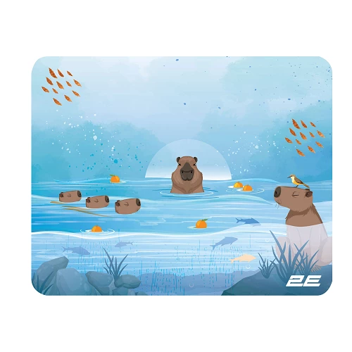 2E Capybarra S (2E-PAD-S-CAPY-BLUE) Mouse Pad