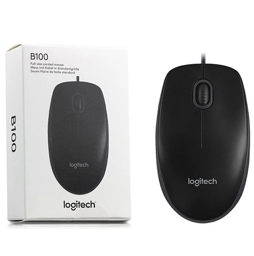 Logitech Business B100 (910-003357) Black USB Mouse