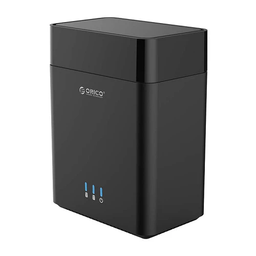 Orico DS200U3-EU-BK-BP 2-Bay Magnetic-type HDD Enclosure