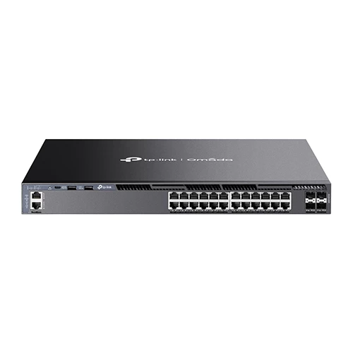 Omada SG6428X 24-Port Gigabit Stackable L3 Managed Switch with 4 10G Slots