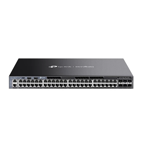 Omada SG6654X 48-Port Gigabit Stackable L3 Managed Switch with 6 10G Slots