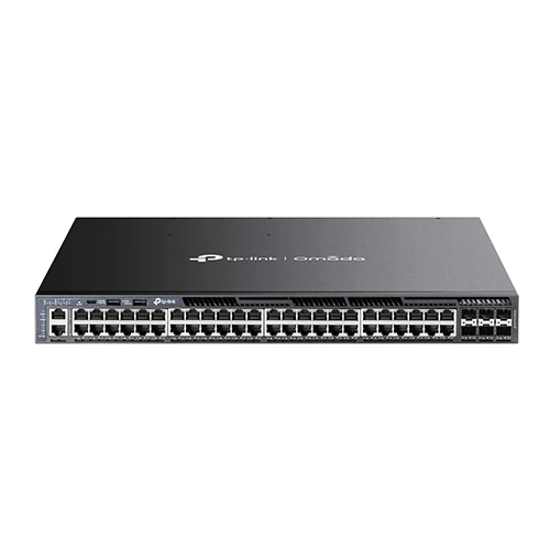 Omada SG6654XHP 48-Port Gigabit Stackable L3 Managed PoE+ Switch with 6 10G Slots