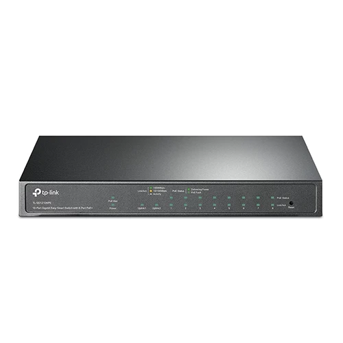 TP-Link TL-SG1210MPE 10-Port Gigabit Easy Smart Switch with 8-Port PoE+