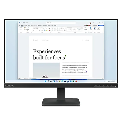 Lenovo L24-4e (68C2KAC1EU) 23.8-inch 100Hz FHD Monitor