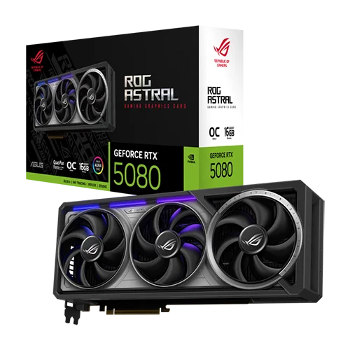 Asus ROG Astral RTX 5080 16GB 256bit OC Ed. (90YV0LV0-M0NA00)