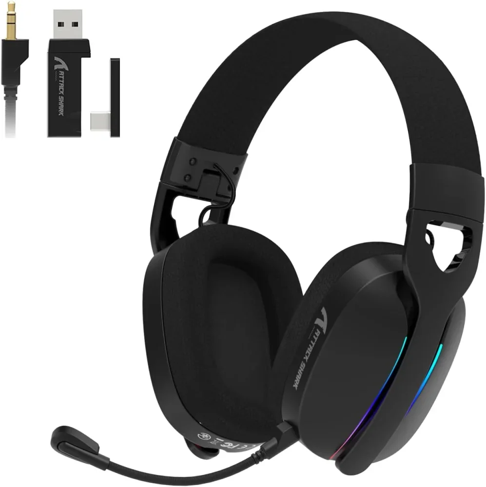Attack Shark L90 TriMode Wireless Black Headset