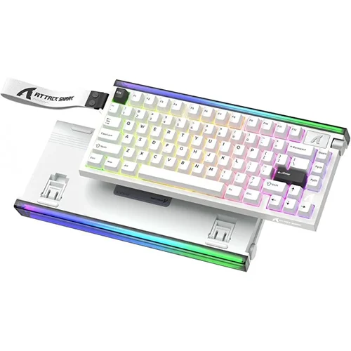 Attack Shark R85 HE White Gaming Mechanical Keyboard