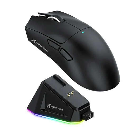 Attack Shark X11 Lightweight Black Wireless Gaming Mouse