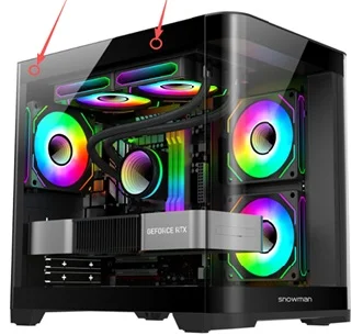 X-Force  CS083 Black Gaming Case