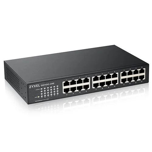 Zyxel GS1100-24E (GS1100-24E-EU0103F) 24-Port Gigabit Unmanaged PoE Switch