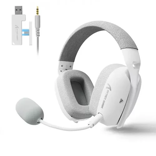 Attack Shark L80 PRO Wireless White Gaming Headset