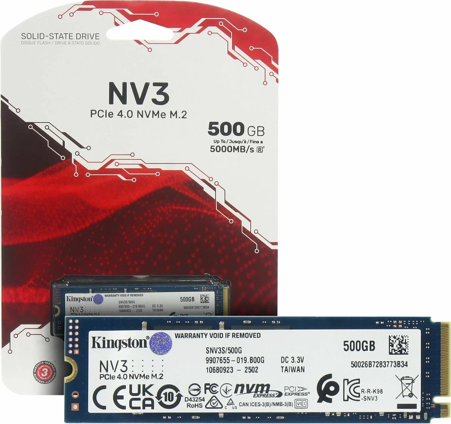 M.2 SSD Kingston NV3 (SNV3S/500G) 500Gb