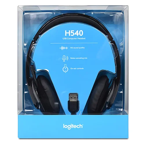 Logitech H540 (981-000480) Corded USB Headset