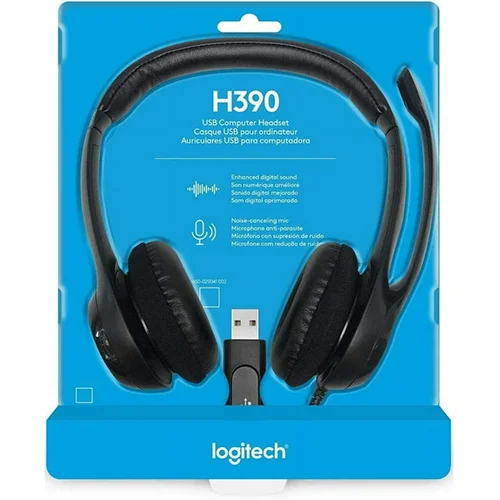 Logitech H390 (981-000406) Corded USB Headset
