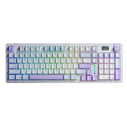 AULA S98 Pro Light Blue White Black Purple Mechanical Gaming Keyboard