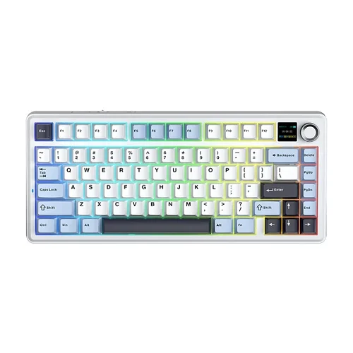 AULA F75 MAX Glacier Blue Mechanical Gaming Keyboard