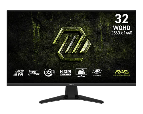 MSI MAG 325QF E18V 31.5-inch QHD 180Hz Gaming Monitor