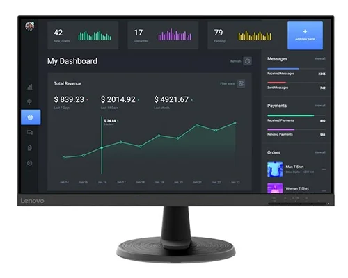 Lenovo C24-40 (63DCKAT6EU) 24-inch FHD Monitor