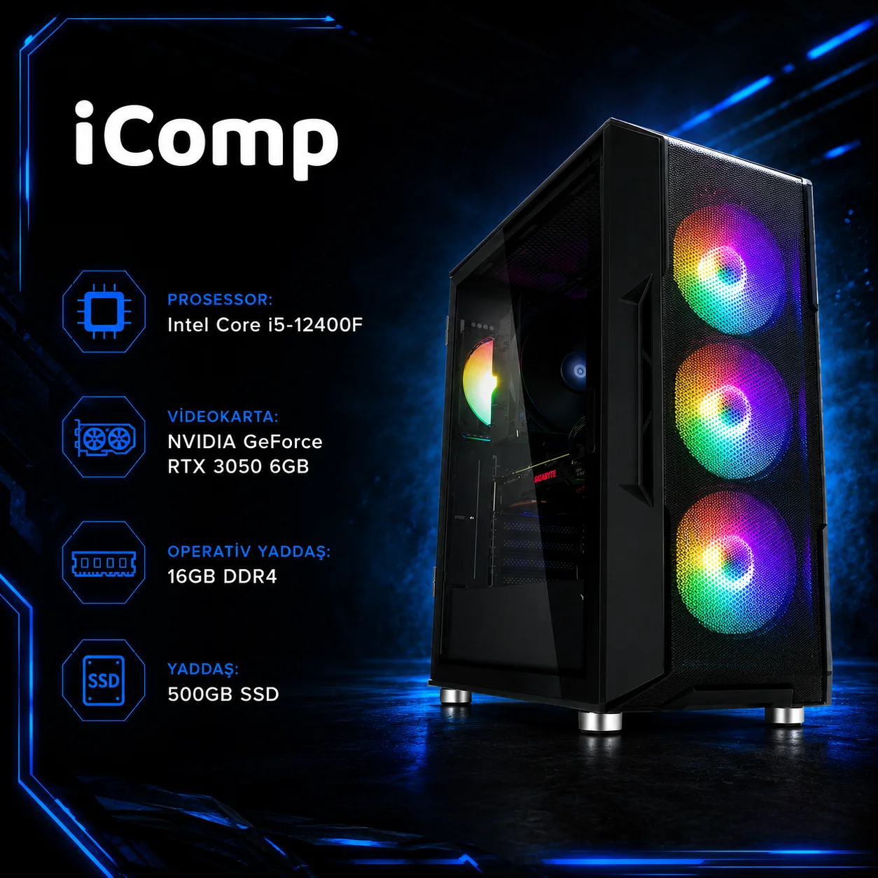iComp Strike 5 Gaming PC