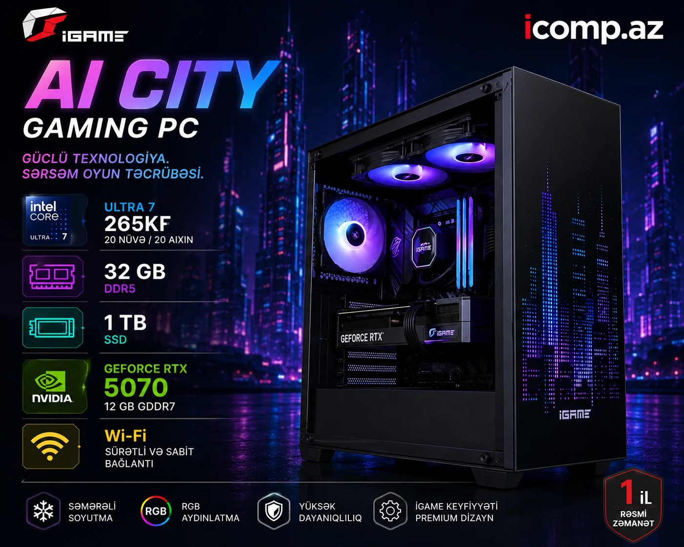iGame AI City Gaming PC