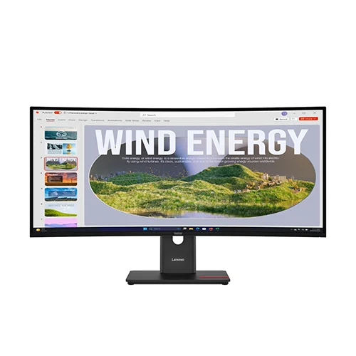 Lenovo Thinkvision T34WD-40 (64AEGAR1EU) 34-inch WQHD 120Hz Curved Monitor