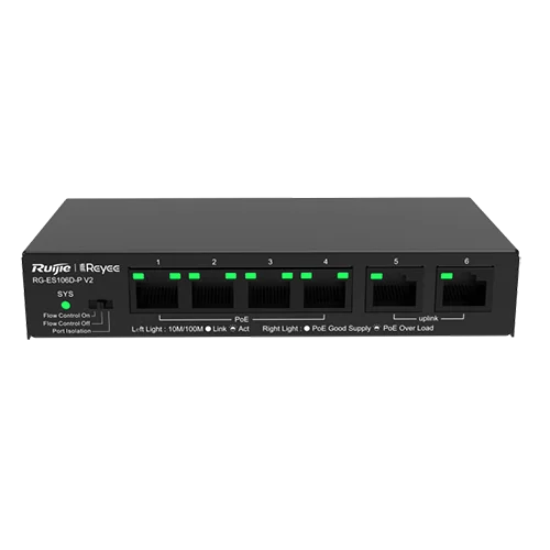 Reyee RG-ES106D-P-V2 Unmanaged Switch