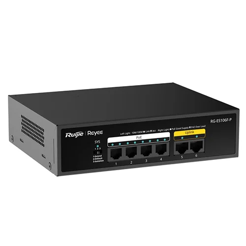 Reyee RG-ES106F-P Unmanaged Switch