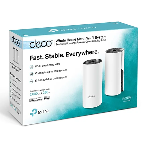 TP-Link Deco M4 AC1200 2 Unit Mesh Wi-Fi System