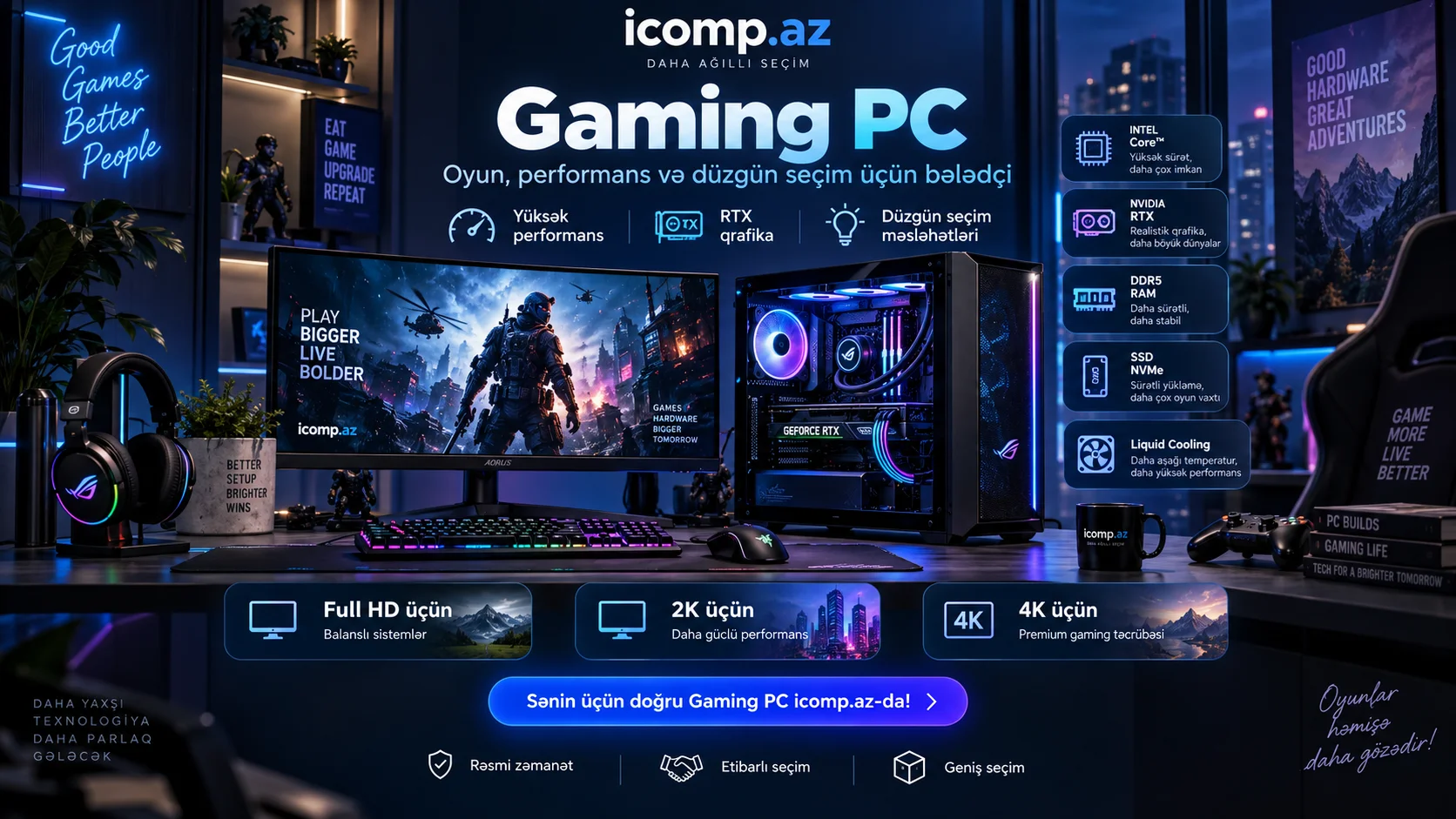 Gaming PC secimi