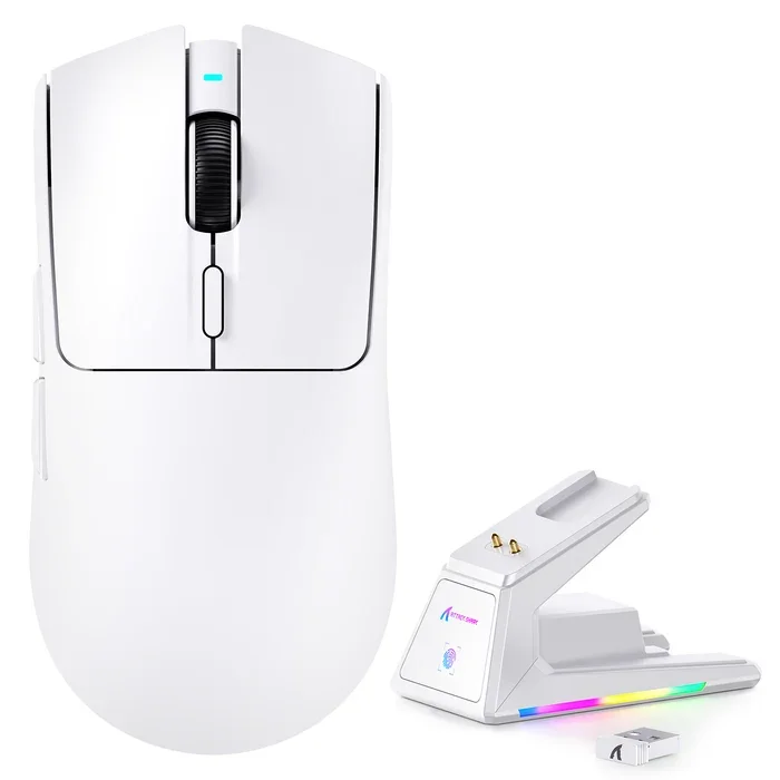 Attack Shark X1 White Gaming Mouse