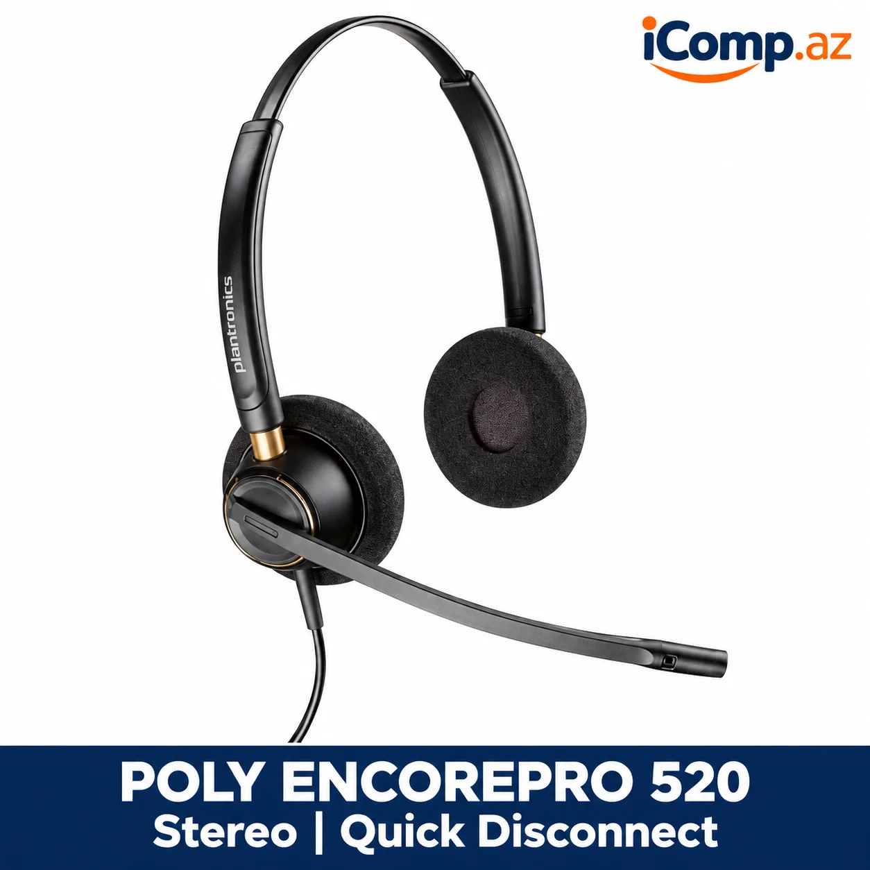 Poly EncorePro 520 (783P7AA) QD Stereo Ofis Qulaqligi